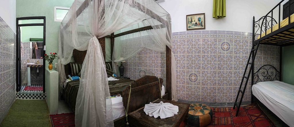 Riad Losra chambre kobba vert